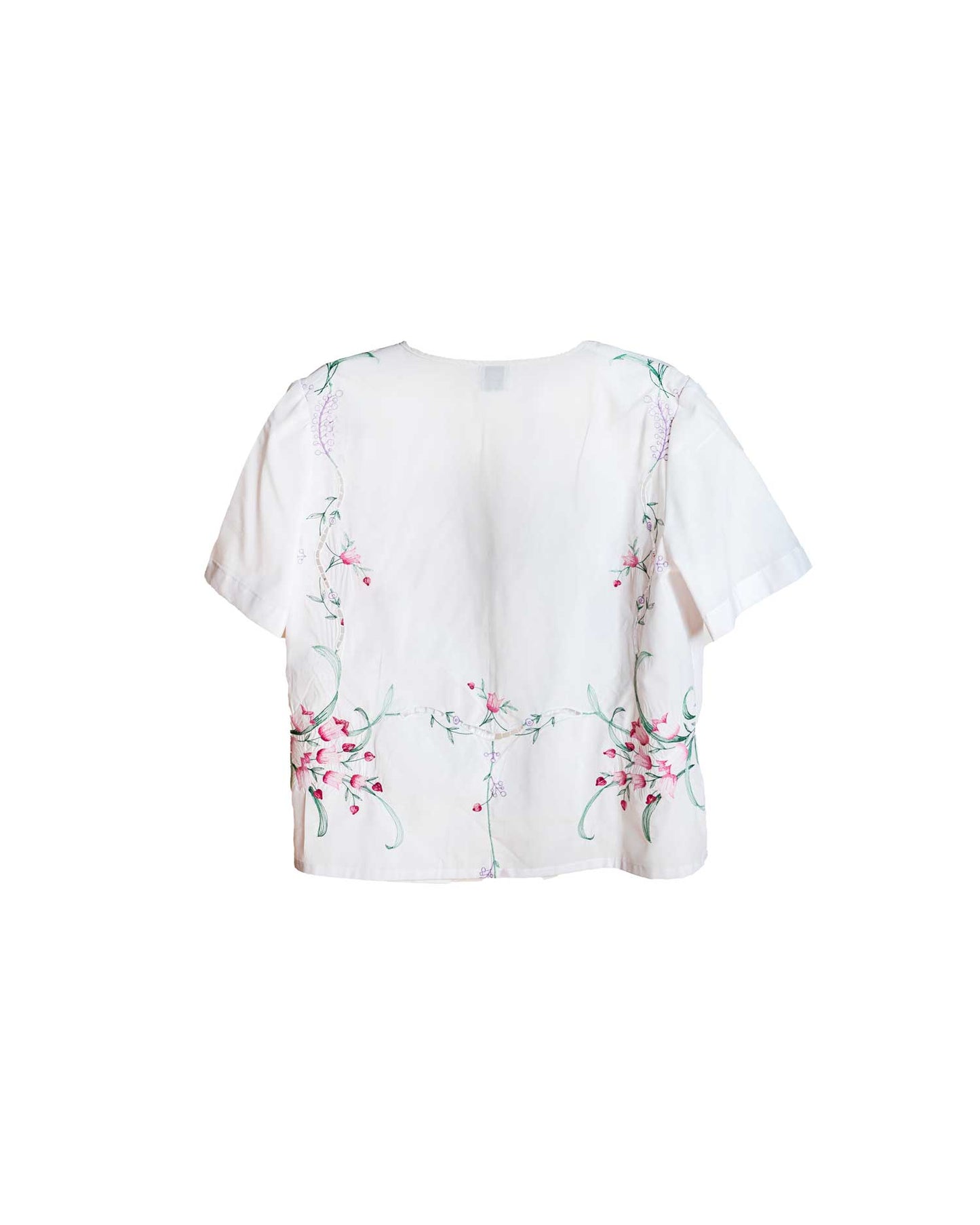 Tulip embroidery top