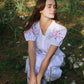 Tulip embroidery dress