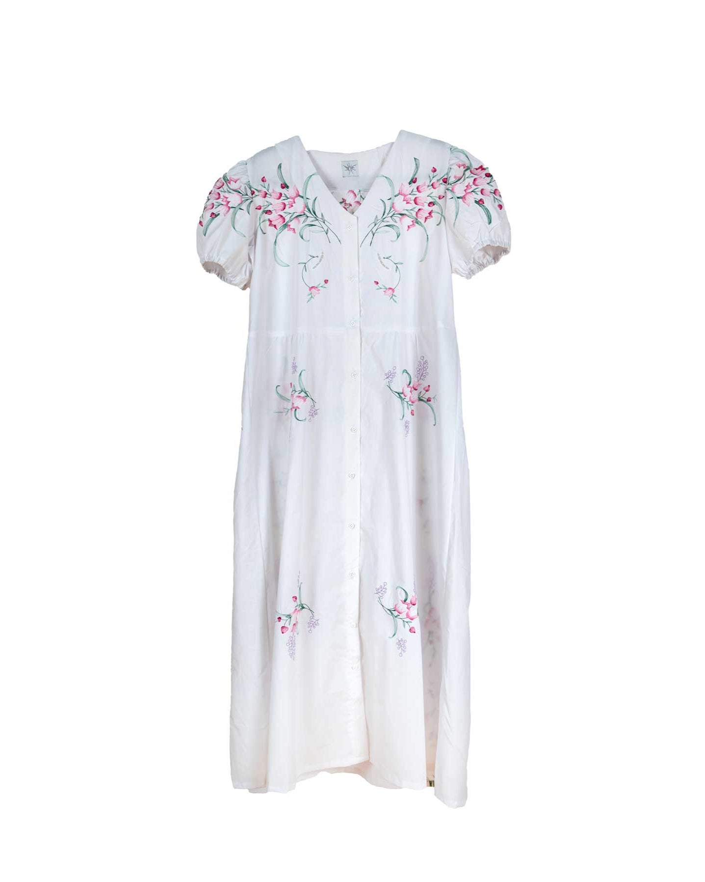 Tulip embroidery dress
