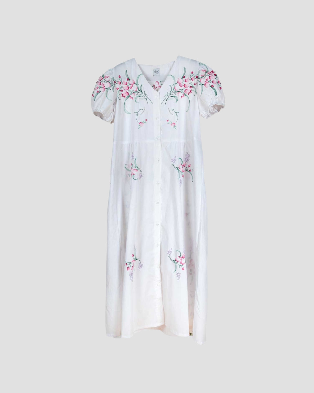Tulip embroidery dress