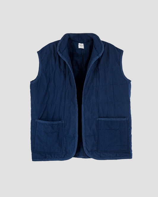 Quilted Vest, Navy