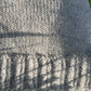 100% Alpaca Wool Hand Knit Top, Gray