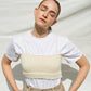 100% Alpaca Wool Hand Knit Top, Ecru