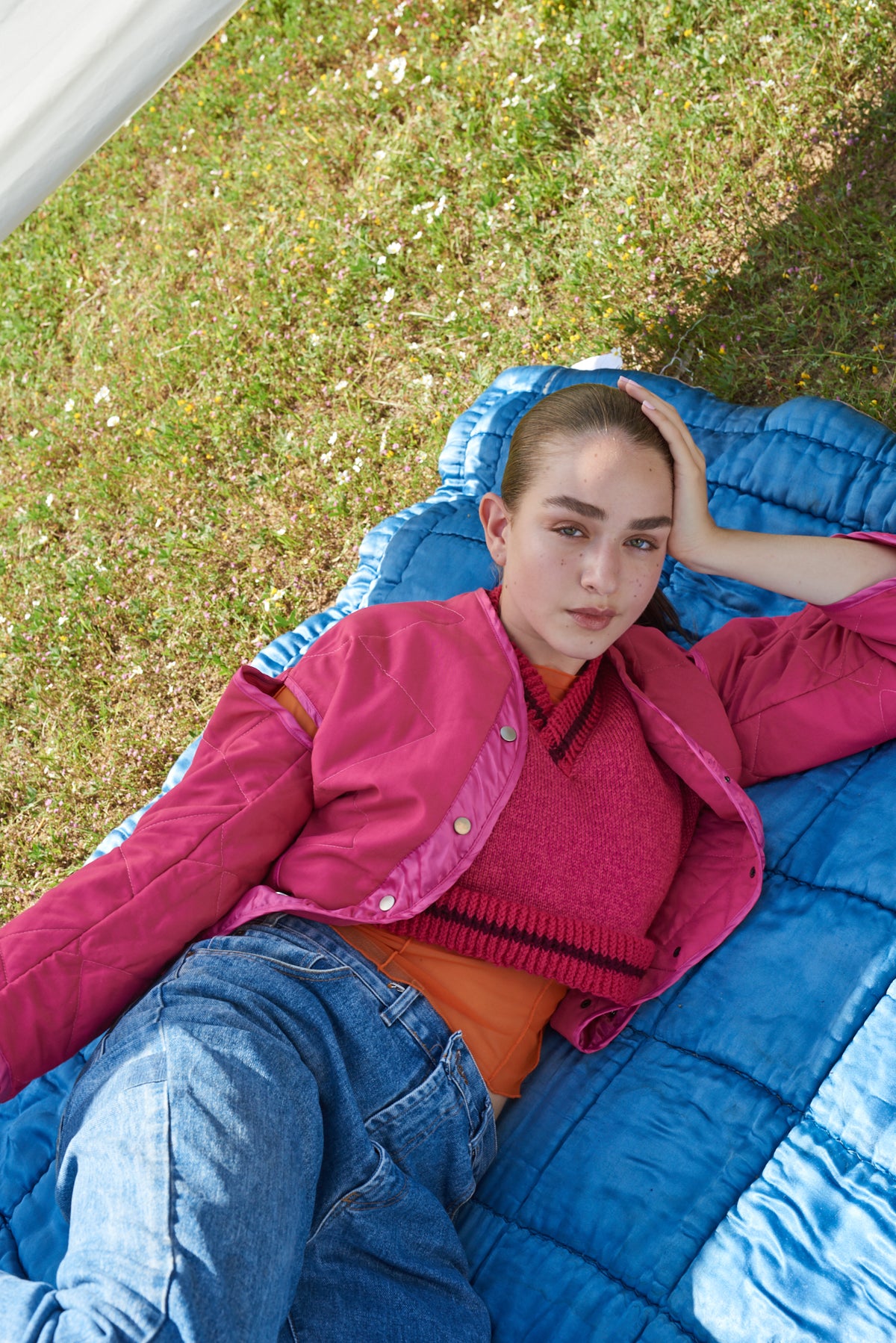 Quilted Jacket, Pink
